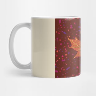 Autumn Leaf Botanical Art Mug